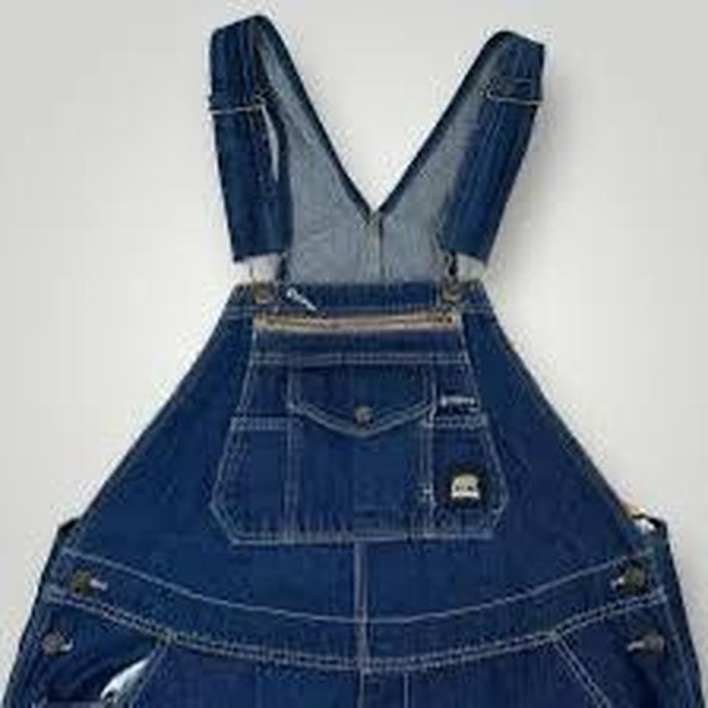 Berne EUC blue denim overalls 32x32 with adjustable straps